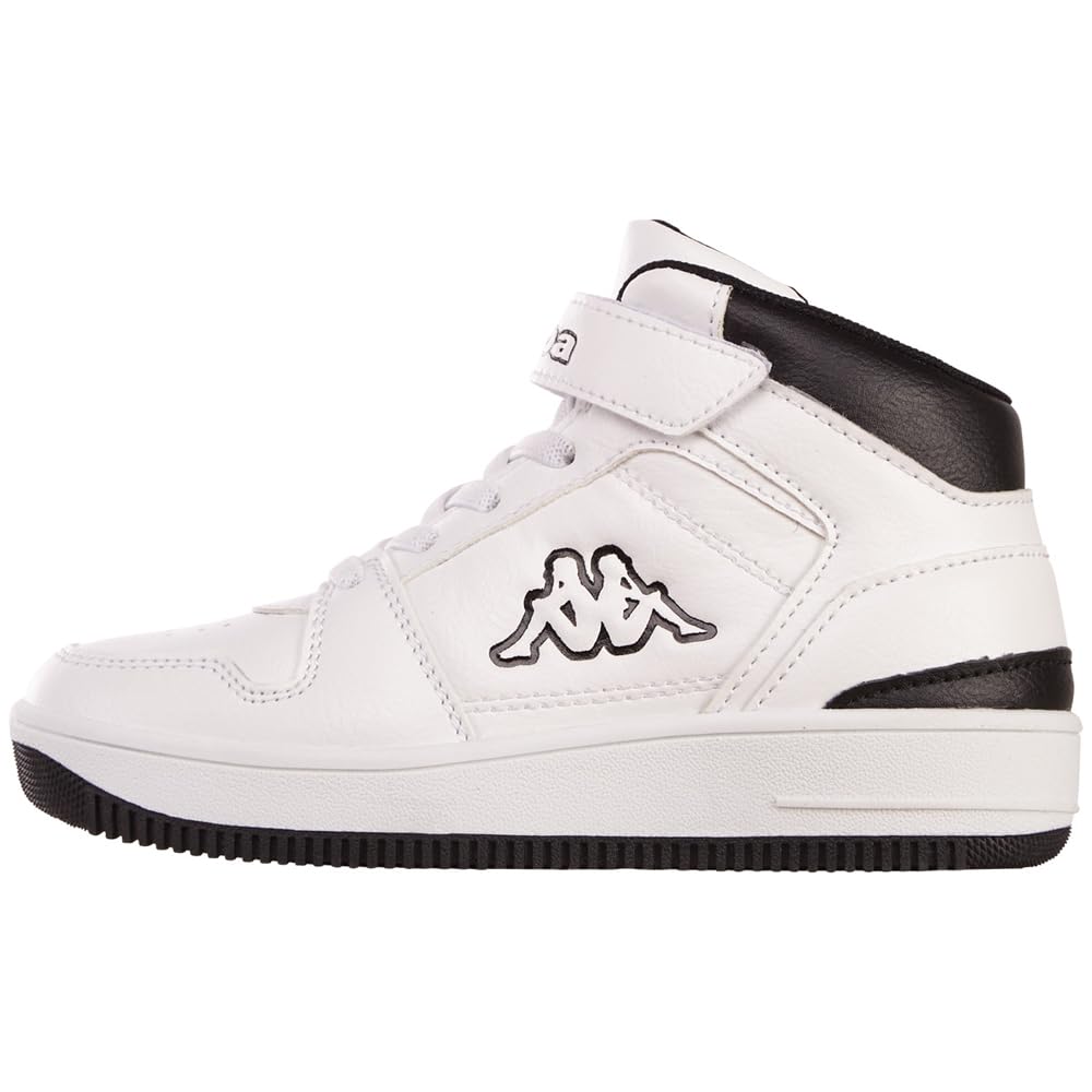 Kappa Style Code: 261097K Coda Mid K Unisex Kids White/Black Size: 30