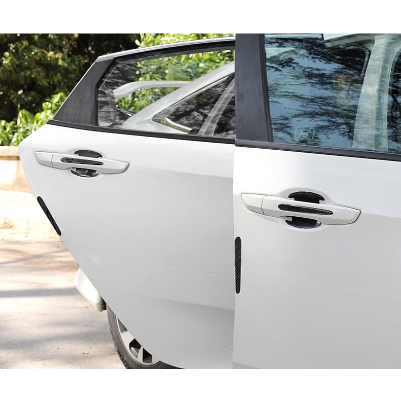 Protections Bord De Portière MG MG3 Hybrid 2024-2025 – 4 Bandes Anti-choc | Autocollants Noirs, Facile à Poser, Résistants Aux Rayures - 4