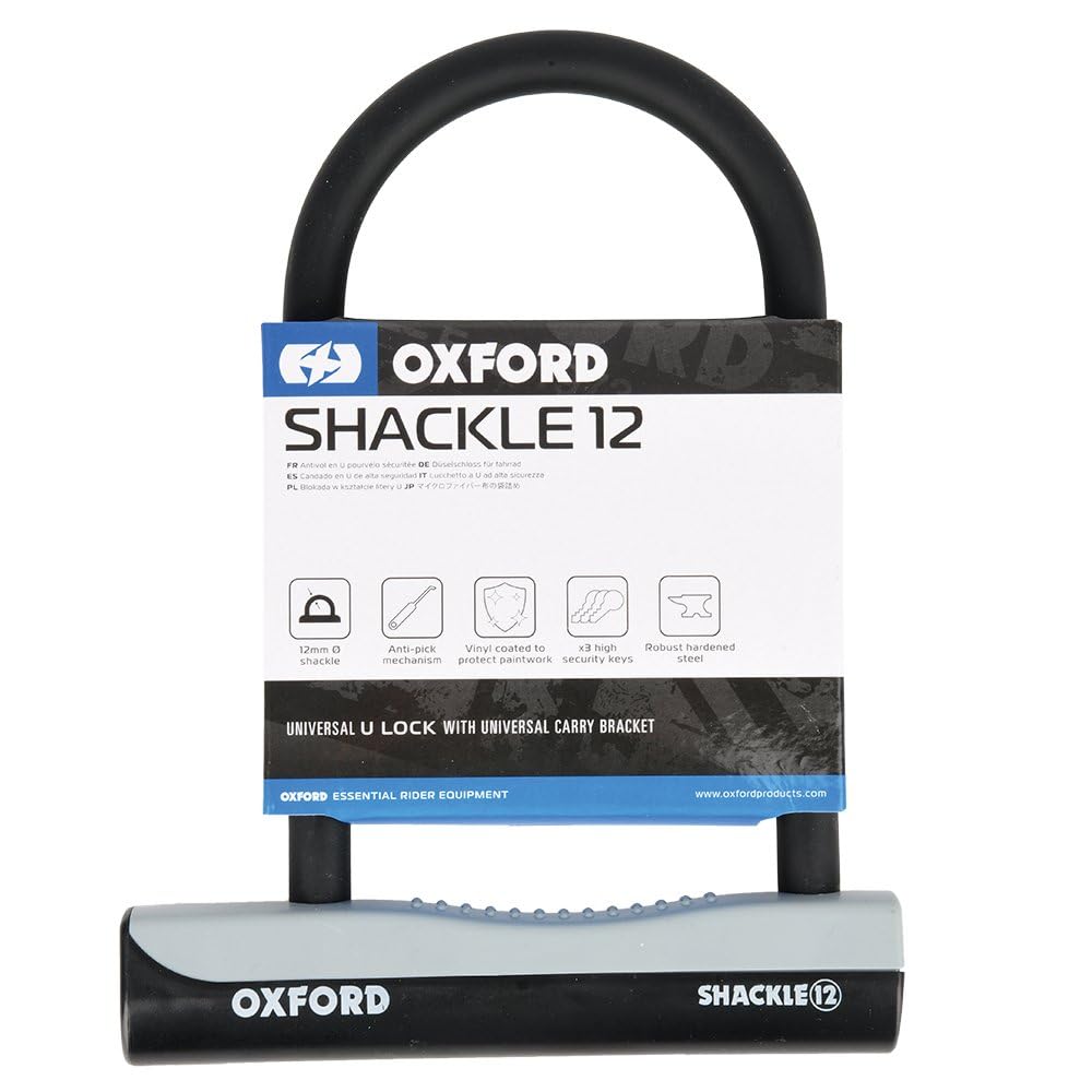 Oxford Patrol 1.0 U-Lock Motorbike Cycle Security - LK430