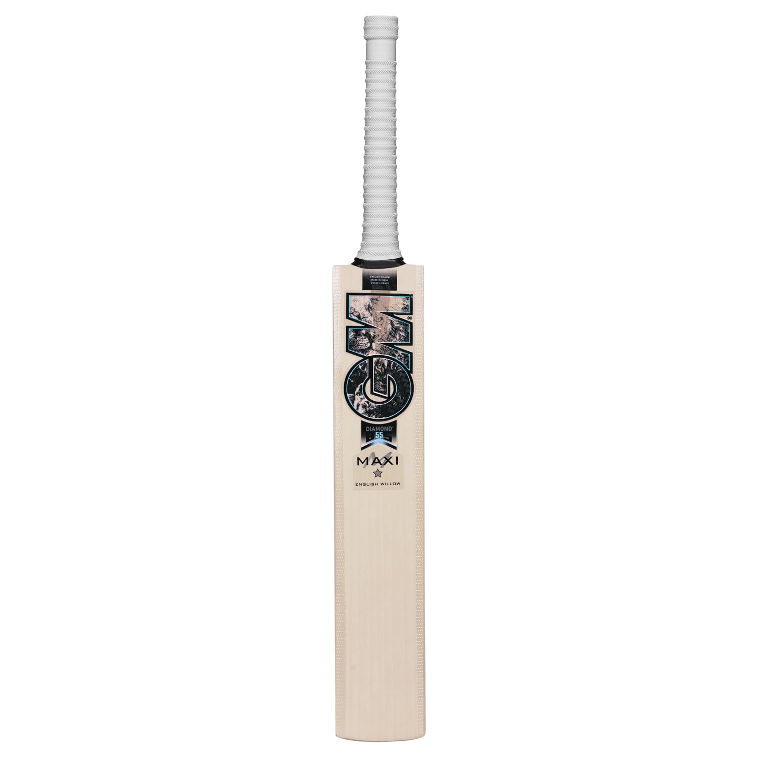 GM Diamond Maxi English Willow Cricket Bat for Men and Boys with Grained Tape on The Face | Size-6 | Free Cover |-image-29
