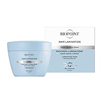 Biopoint Hair Lamination – Maschera Ricondizionante, per Capelli Sfibrati e Danneggiati, Nutre e Dona Idratazione, Morbidezza e Luminosità Effetto Specchio, 200 ml