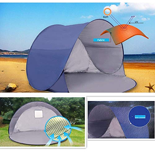 Carpa Familiar Fácil de Montar para 2-3 Personas 150x150x90cm miniatura 5