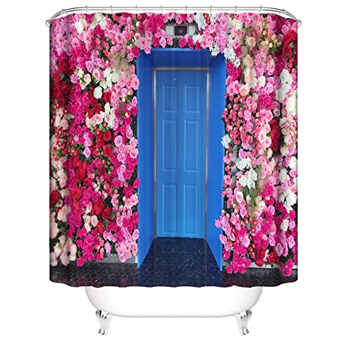 OCEUMACO Tenda Doccia Antimuffa Paesaggio Muro