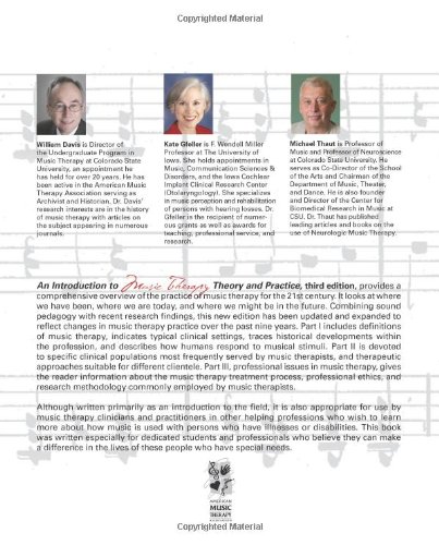 An Introduction to Music Therapy: Theory and Practice, 3rd Edition