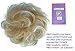 CAISHA 100% HUMAN HAIR Scrunchie Hair Piece Updo Braid Hair Scrunchy Messy Bun Blonde Mix H312a