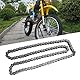Kette Motorrad, Motorradkette 125Ccm Mit Kettenschloss, Motorradkette Motorradkette 420 102 Motorrad Gliederkette Passend für 90 110 125cc Dirt Bike ATV Quad TaoTao SUNL Chinese