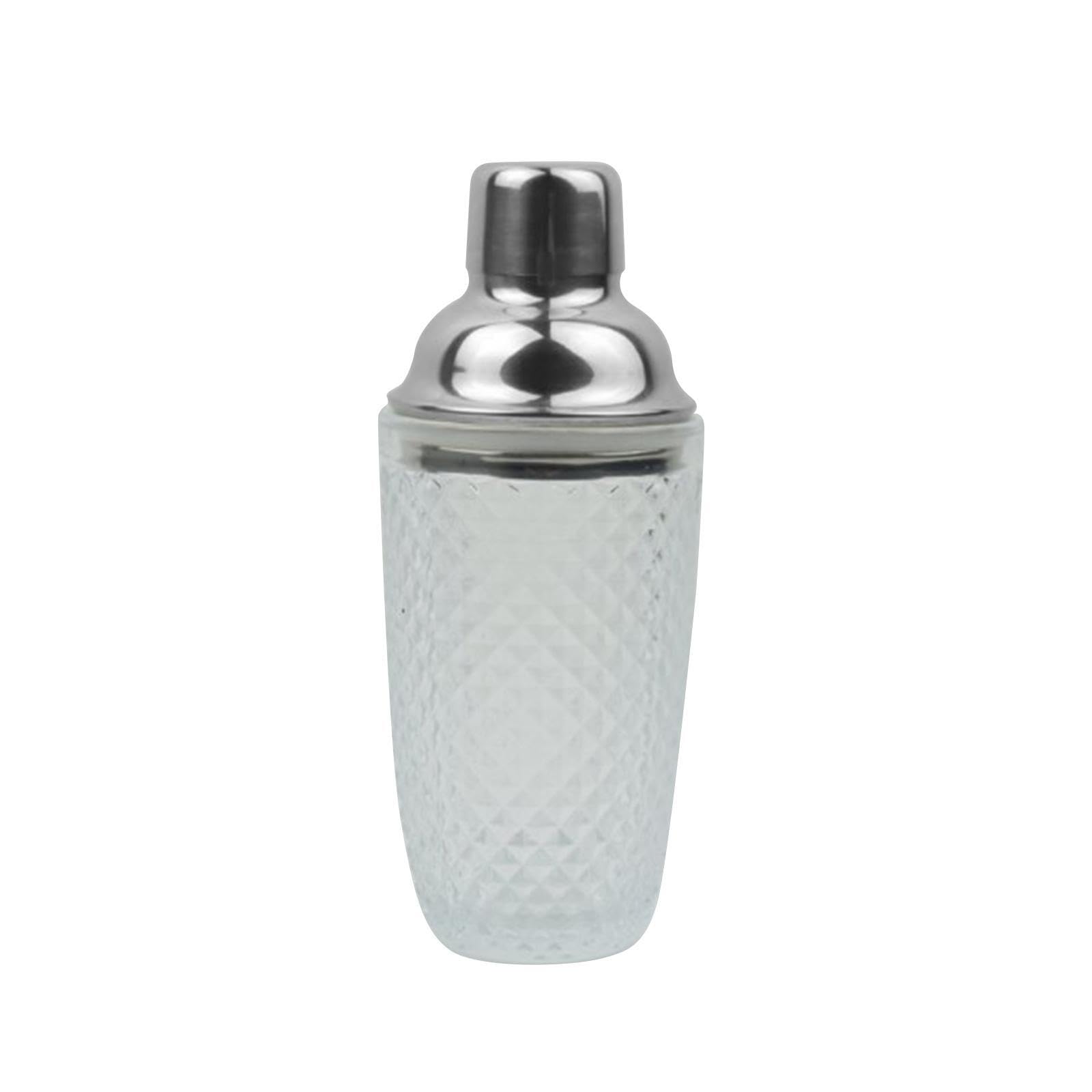 CYDZSRA Thick Clear Cocktail Shakers Cocktail Shaker Stainless Steel Bar Tool for Creative Drink Mixer Boston Shaker Barware Kit Christmas Party Drinking Kits