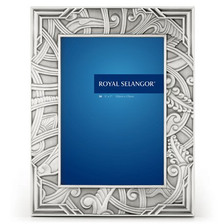Royal Selangor Hand Finished Atiya Collection Pewter Photo Frame (5R) Gift