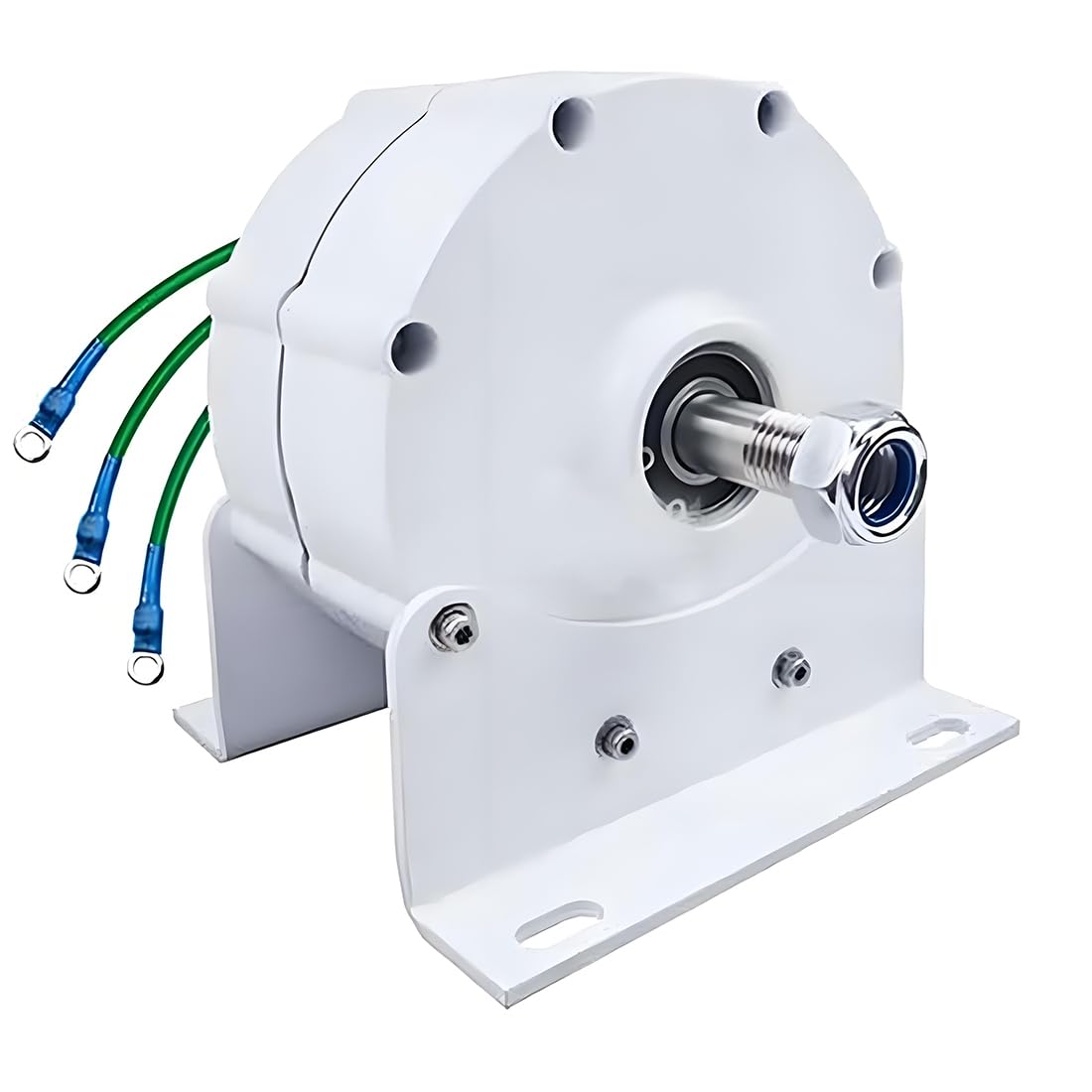 Alternatore trifase, generatore a magneti permanenti 6000W/8000W/10000W/12000W, alternatore CA fai da te per turbina eolica (12V/24V/48V) 48V-8000W