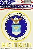 EagleEmblems DC0168 Sticker-Usaf Emblem Ret. (3.25'')