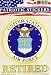 EagleEmblems DC0168 Sticker-Usaf Emblem Ret. (3.25'')