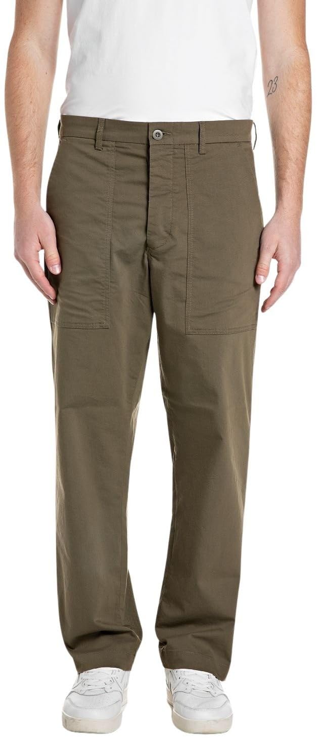 Replay M9058 - Pantalones de Vestir Hombre