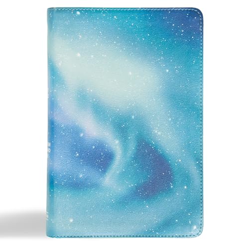CSB Kids Bible, Northern Lights LeatherTouch, Large Print, Red Letter, Study Helps for Kids, Full-Color Inserts and Maps, Presentation Page, Easy-to-Read Bible Serif - image 1