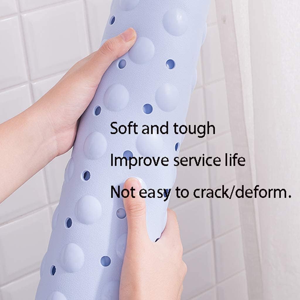 WANGZHENG Corner Shower Mat Fan-Shaped Shower Mat Anti-Slip Bathroom Mat Bathroom Floor Mat Suitable for Toilet Drip Mat-Dark Gray||70 * 70cm