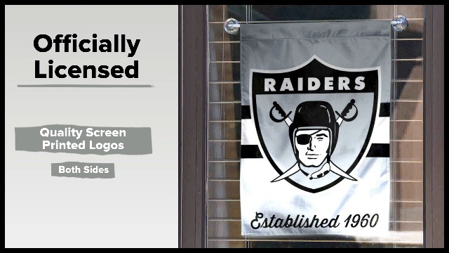 WinCraft Raiders Throwback Vintage Garden Flag – Double-Sided 12.5” X 18”, 2-Ply Polyester, Officially Licensed NFL Banner - View #7