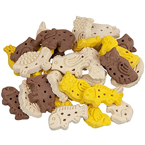 Schecker Hundekekse - Tierfiguren-Mix (Zookekse) - Hundekuchen - Hundeleckerchen - ohne Fleisch - 1 kg - veggi -