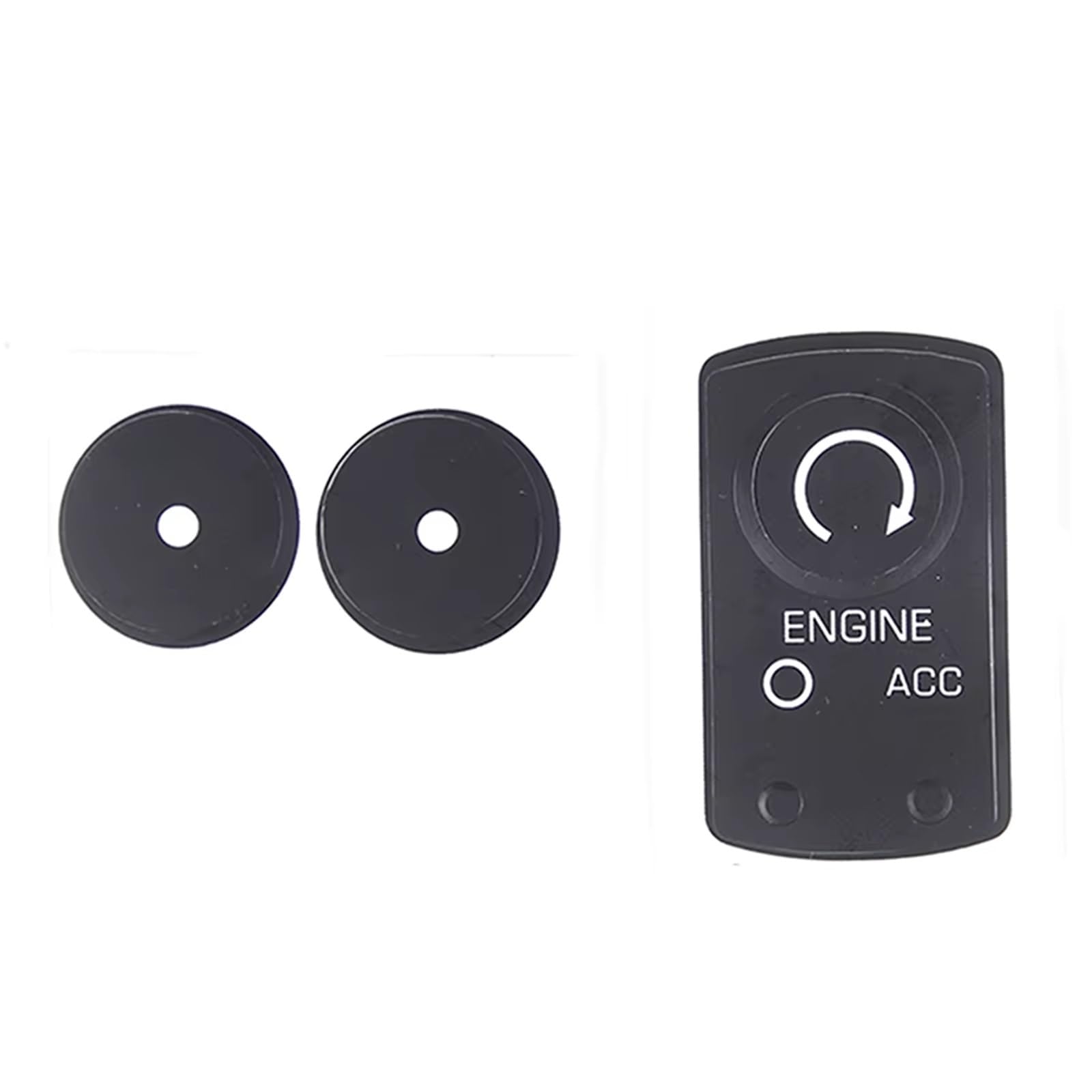 Interior Button Stickers Compatible with Chevrolet for Corvette C6