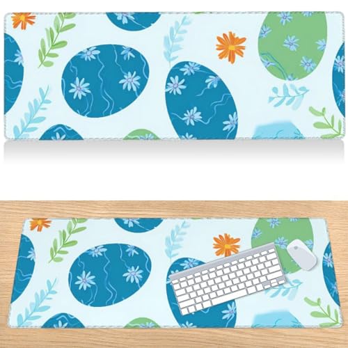 Tapis de souris de jeu de Pâques grand format antidérapant - 2