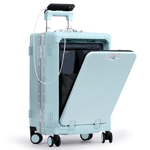 Nobl Travel Zipperless Aluminum Frame Carry-On