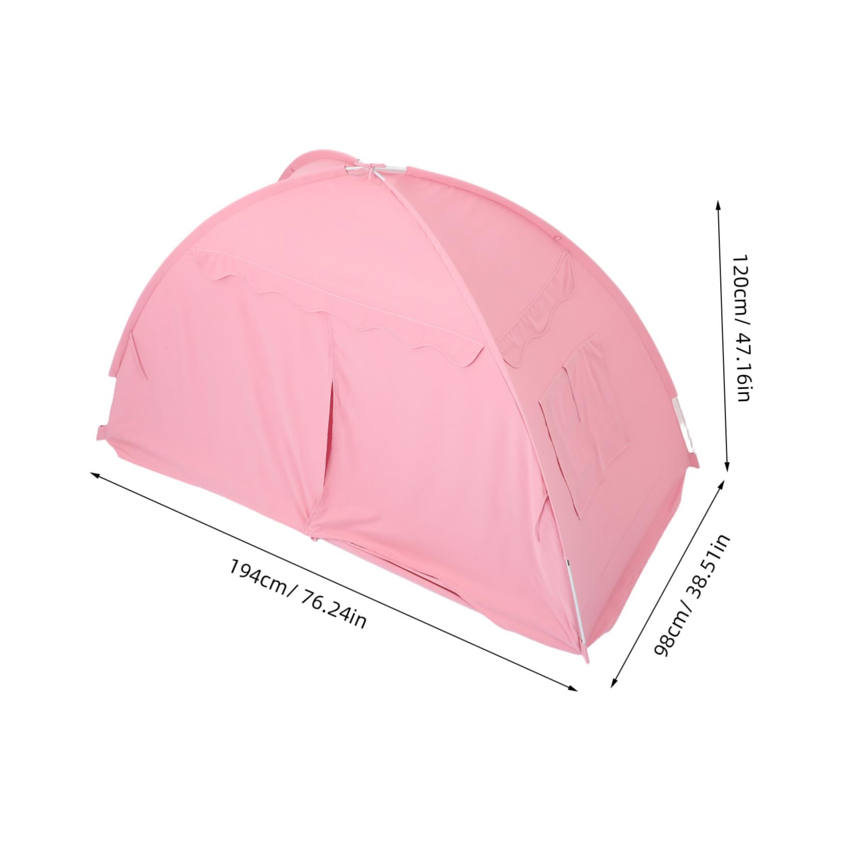 Cabilock Tienda de campaña Individual para en Interiores, Tienda de Juegos con Forma de casita, para Dormir y Jugar, tamaño 194 * 98 * 120 cm