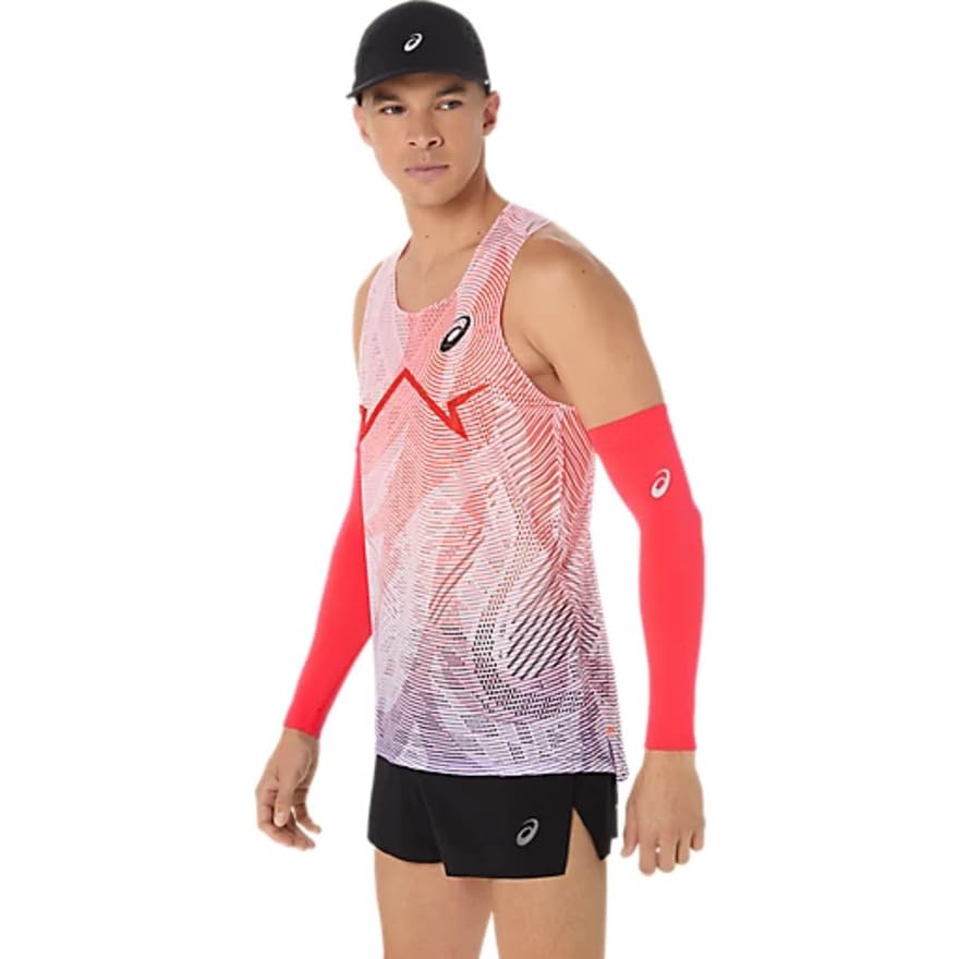 アシックス　トラックエリート　シングレット　tシャツ ASICS アシックス ノースリーブシャツ メンズ asics TRACKELITE