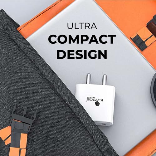Kratos Power 45W Fast Charger Adapter with Dual Output (USB + Type C) Supports PD Charging via Type C Port, Designed for Apple Charger, Samsung, Mi, Redmi, Xiaomi, Oppo, Vivo and Other Smartphones - Image 7