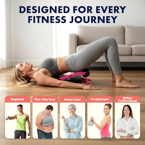 Squatz Ab Machine for Stomach Workout – Core & Sit-Up Exercise Equipment with 3 Resistance Levels for Home Gym, Adjustable Ab Trainer for Full-Body Workout with Automatic Rebound, 350 lbs Capacity by SQUATZ - Used condition - Image 6