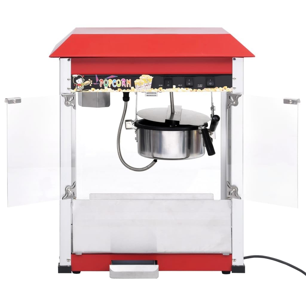 Máquina para Hacer Palomitas de Maíz con Olla de Teflón Fabricante Cocina Profesional Calentamiento Comercial Doméstico Cine 1400 W