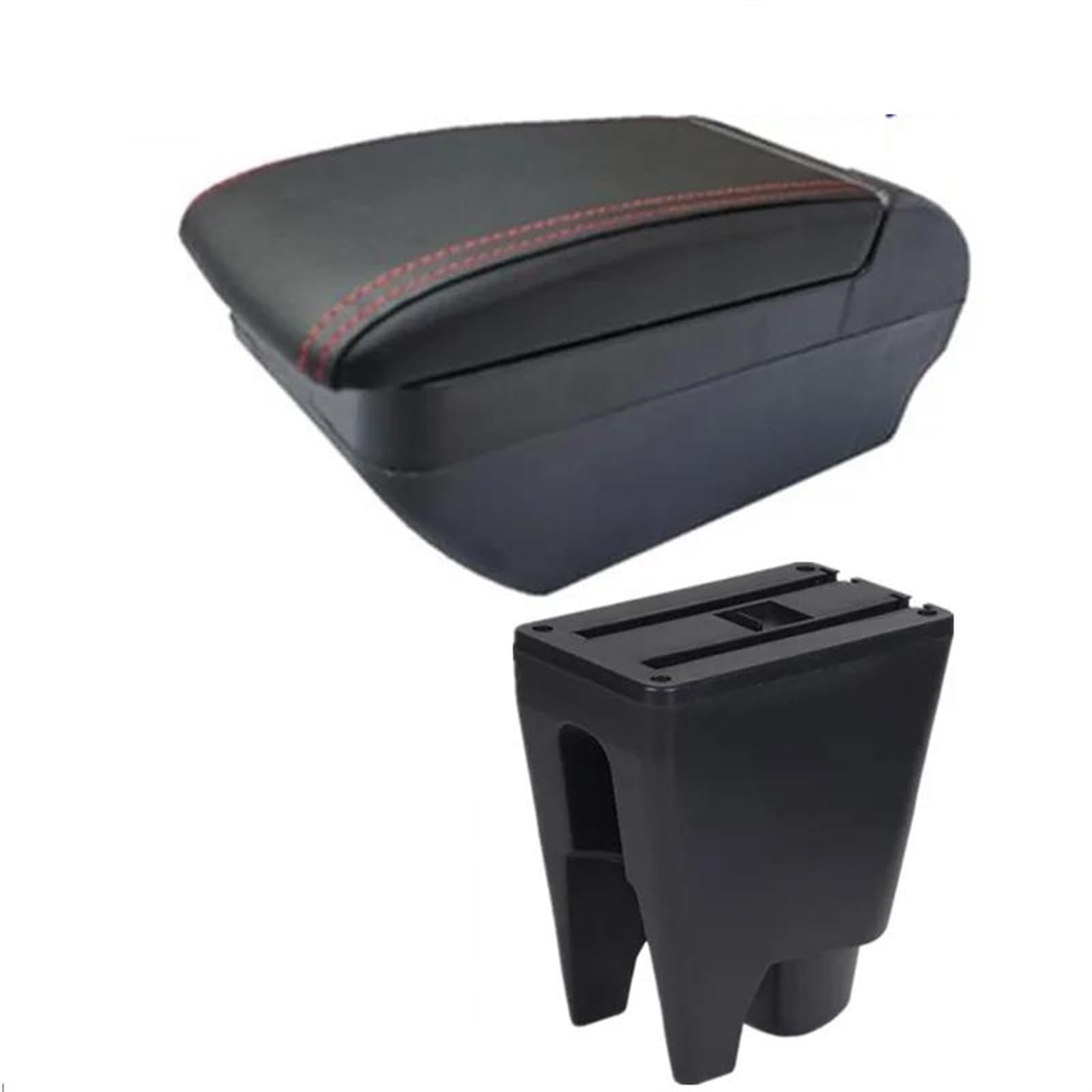 Hjkdsz F Red Line No For Citroen C1 Storage Console Armrest Boxes Car Interior Center Organizers Accessories(F Red Line No)