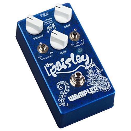 Wampler Paisley Drive Brad Paisley Pédale d’effets pour guitare électrique - Les Beatles, Paul McCartney, John Lennon, RIngo Starr, George Harrison Wampler Paisley Drive Brad Paisley Pédale d'effets pour guitare électrique – Image 3