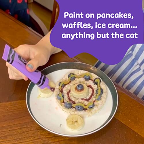 Noshi Edible Food Paint, Crayola Box ⎸ Kids Can Decorate Toast, Oatmeal, Yogurt, Ice Cream, And Way More ⎸ As Seen On Shark Tank, Fun For Toddlers ⎸ Noshi Fruit Purees Are Organic, Gluten Free, Vegan, And Dairy Free (1 Pack Includes 3 Flavors) #TOP4