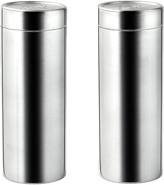 Cuisinox SNP10 Salt and Pepper Shaker Set, Stainless Steel Amazon.ca