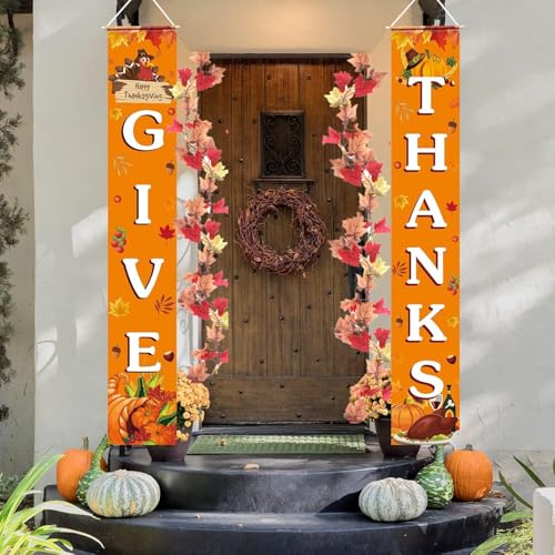 Image of 4 Pack Fall Garland Maple Leaf, 26Ft Hanging Artificial Autumn Foliage Garland Thanksgiving Decor for Home Wedding Fireplace Party Christmas Bulletin Board Decorations