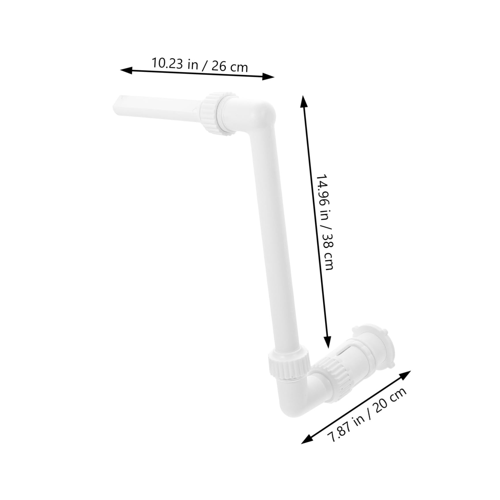 Soporte para Fuente de Piscina de Plástico PP Blanco 1 Juego