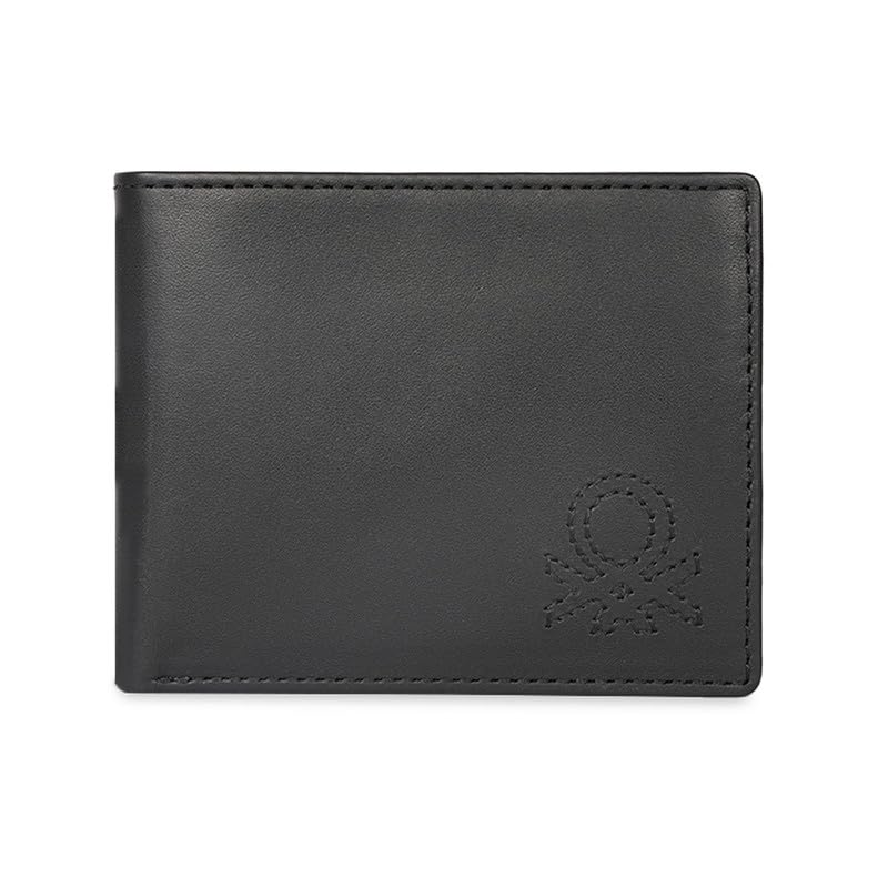 Men RFID Protected Carwinley Slimfold Wallet - Black, No. of Card Slot: 8 | Stich Work Slimfold Wallet with Side Closure | Leather-image-36