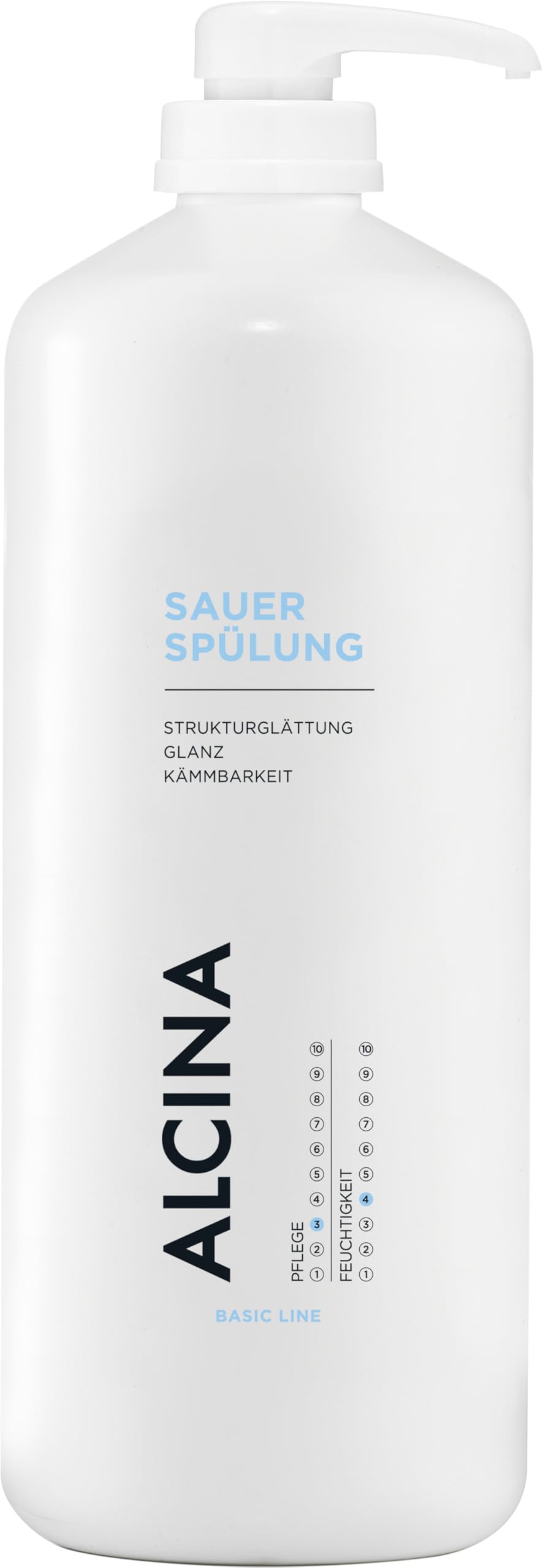 ALCINA Sauer-Spülung | 1 x 1250 ml | Glättet und stärkt die Haarstruktur | Mit Sofort-Effekt | Verleiht Glanz & verbessert Kämmbarkeit | Ohne zu beschweren | Perfekt nach Haarbehandlungen