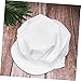Healeved 4pcs Breathable Working Cap for Men and Women Practical Waiter Hat for Service Industry Use Comfortable and Design Half Mesh Half White