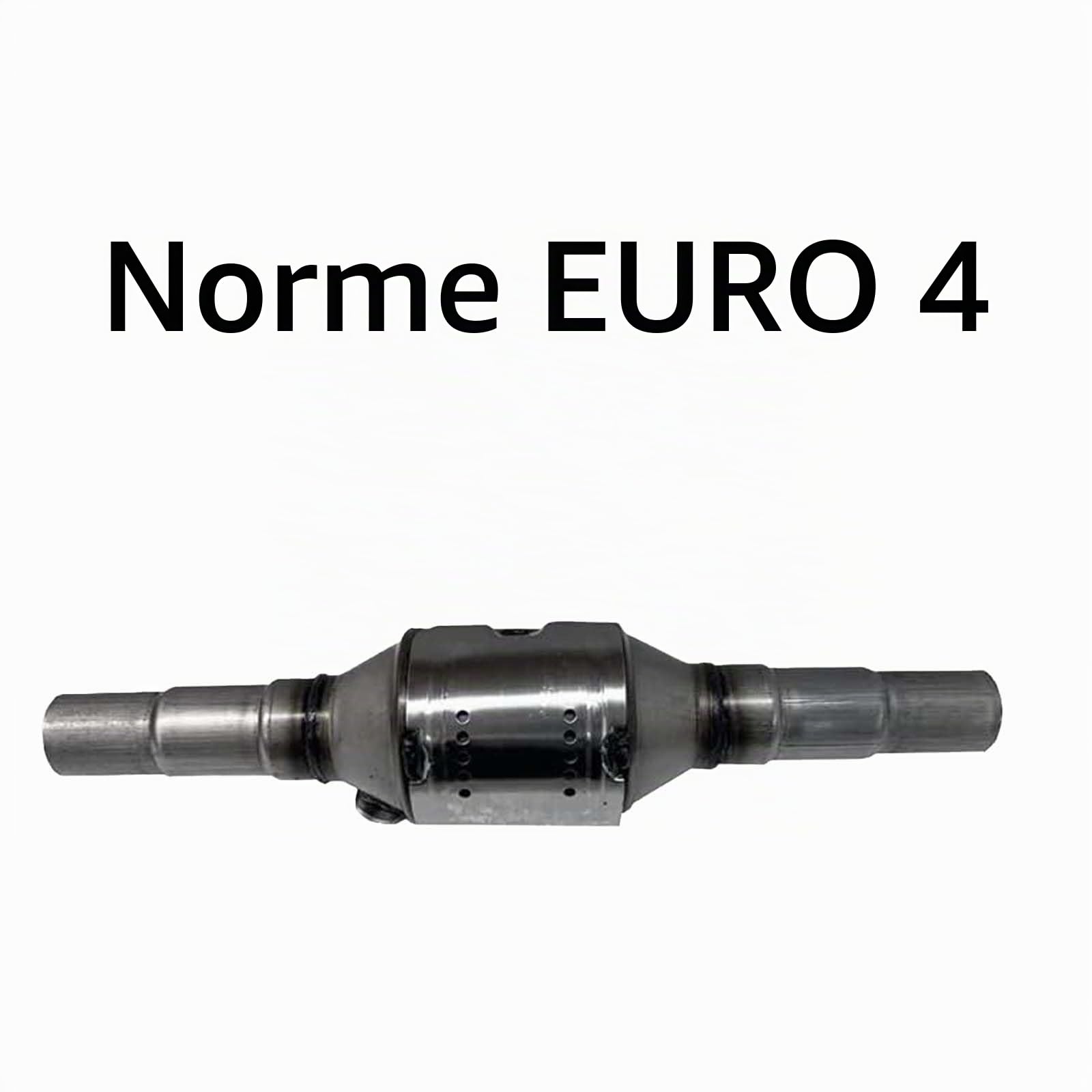 Catalyseur universel Euro 4 - 490 mm - Pour tous les moteurs à essence jusqu'à 2000 cm³ - Avec tube gradué de 45/50/54 mm de diamètre