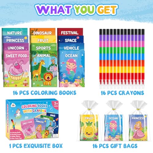 50% Off ZMLM 24-Pack Easter Coloring Books with Crayons