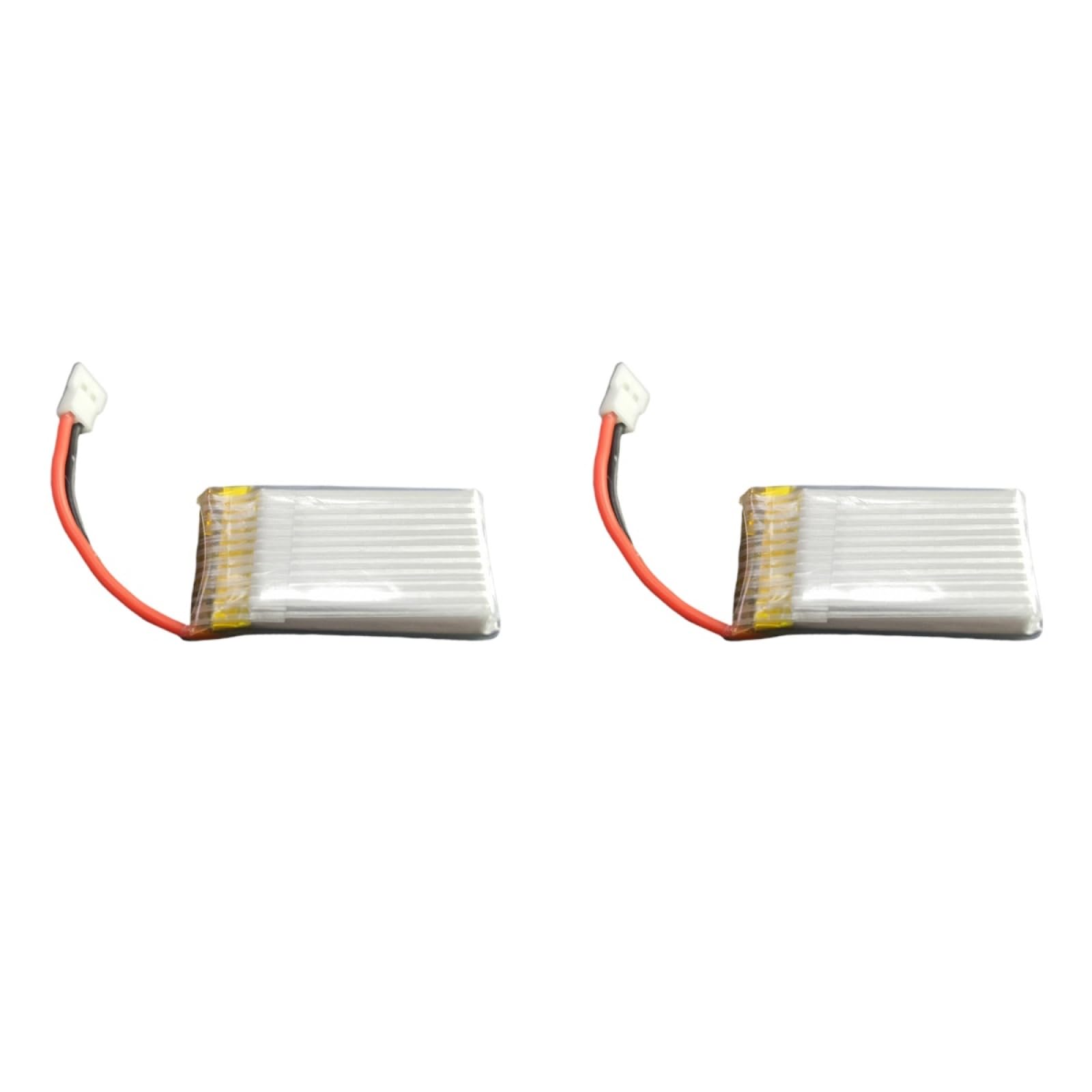 ifundom 3.7V 400Mah Rechargeable Lithium Quadcopter Lipo Battery with Protective Plate 2 Pack Replacement Rc Drone Batteries for Aircraft Toy Extended Flight Time