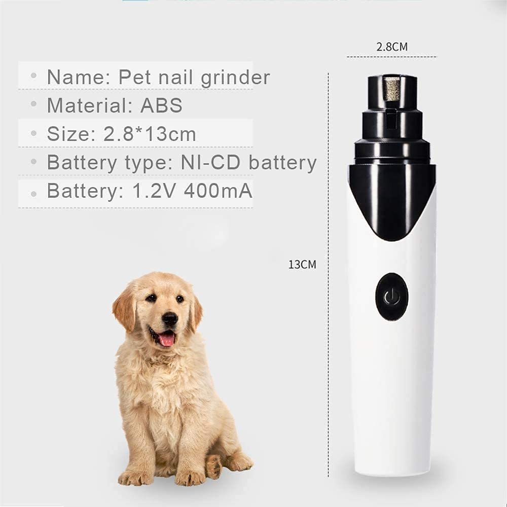 Molinillo de clavo para perros, cortador de clavos para mascotas Trimmer de uñas para pequeños perros grandes y gatos Catswith Dog Arche Nail Arche & Nail Cipper Formando el alisado portátil y r