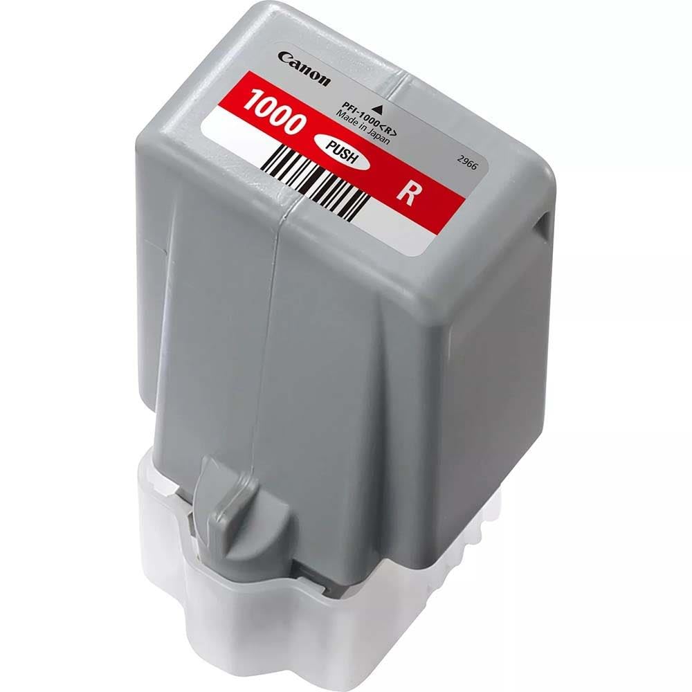 Canon Tintenpatronen PFI-1000 R rot - ORIGINAL für imagePROGRAF PRO-1000 – Bild 3