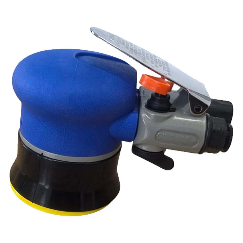 75mm Air Operated Palm Sander – Pneumatic Orbital Sander for Wood, Metal, and Auto Bodywork – Lightweight Compact Handheld Air Tool (11000 RPM)
