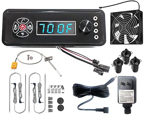 Replacement Non-WiFi Controller Combo Set for Masterbuilt Gravity Series 560/800/1050 Digital Charcoal Grill + Smoker