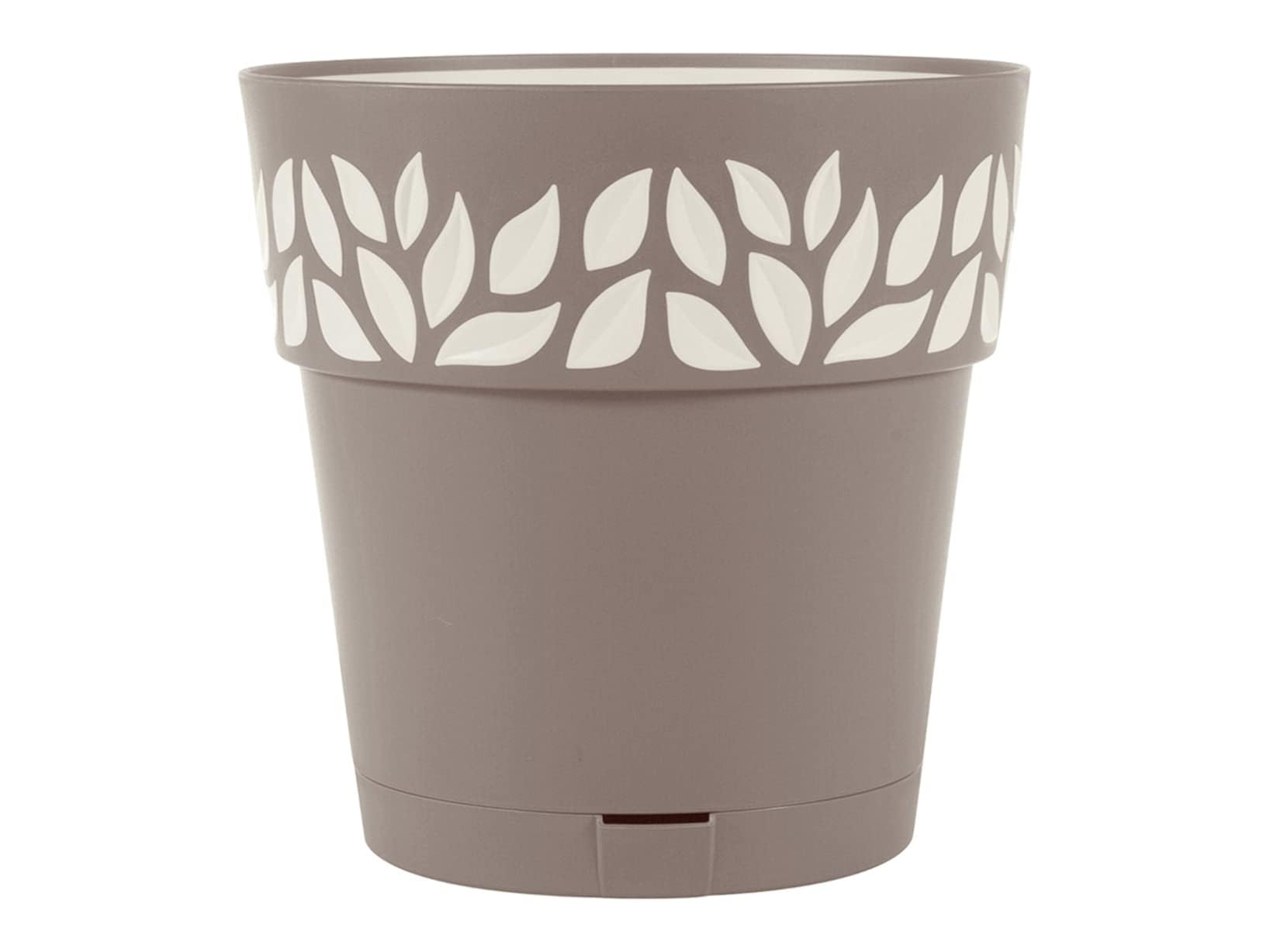 VASO CLOE 30 TORTORA CON RISERVA ACQUA STEFANPLAST