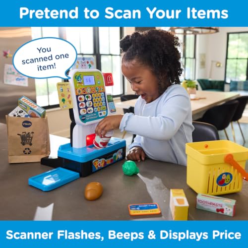 VTech Count On Me Self-Checkout Cash Register Toy - image 2