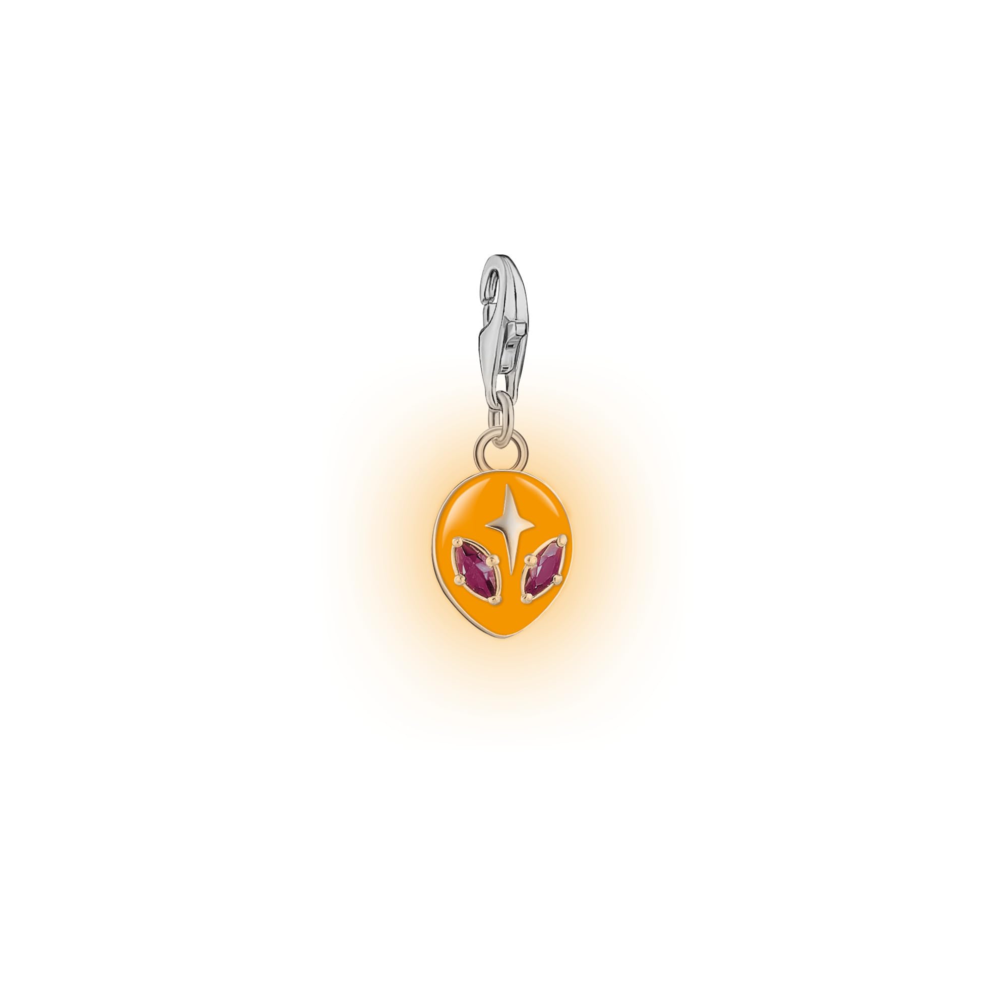 THOMAS SABO Colgante de plata para mujer, esmalte y piedra de color 32025622
