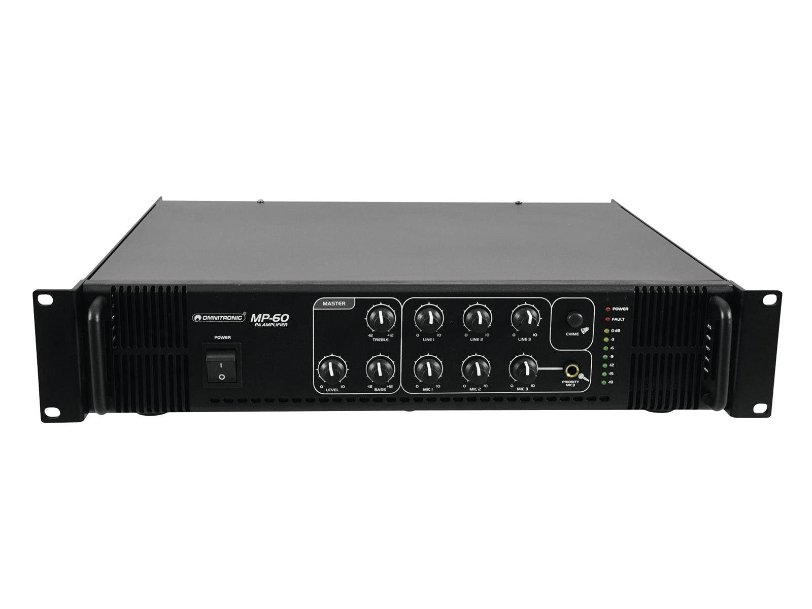 OMNITRONIC MP-60 ELA-Mischverstärker, 60 Watt
