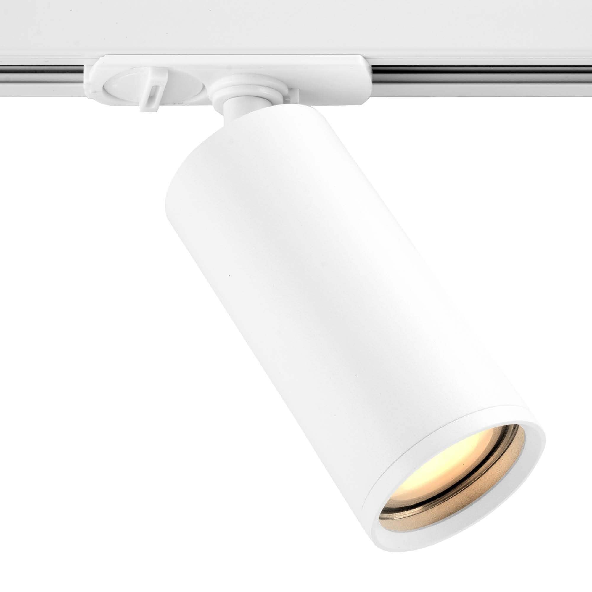 Ledvion Sistema de rieles iluminacion 3m Blanco 5 focos blanco calido