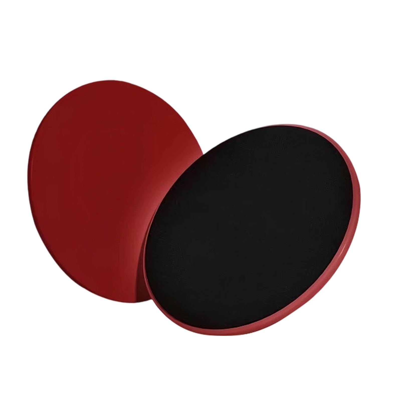 BNF® 2Pcs Exercise Core Sliders Compact Fitness Sliders for Pilates Yoga Home Gym Red-Sports, Fitness & Outdoors/Exercise & Fitness/Strength Training Equipment/Core Sliders